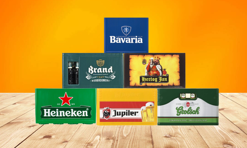 Kratten bier in de aanbieding